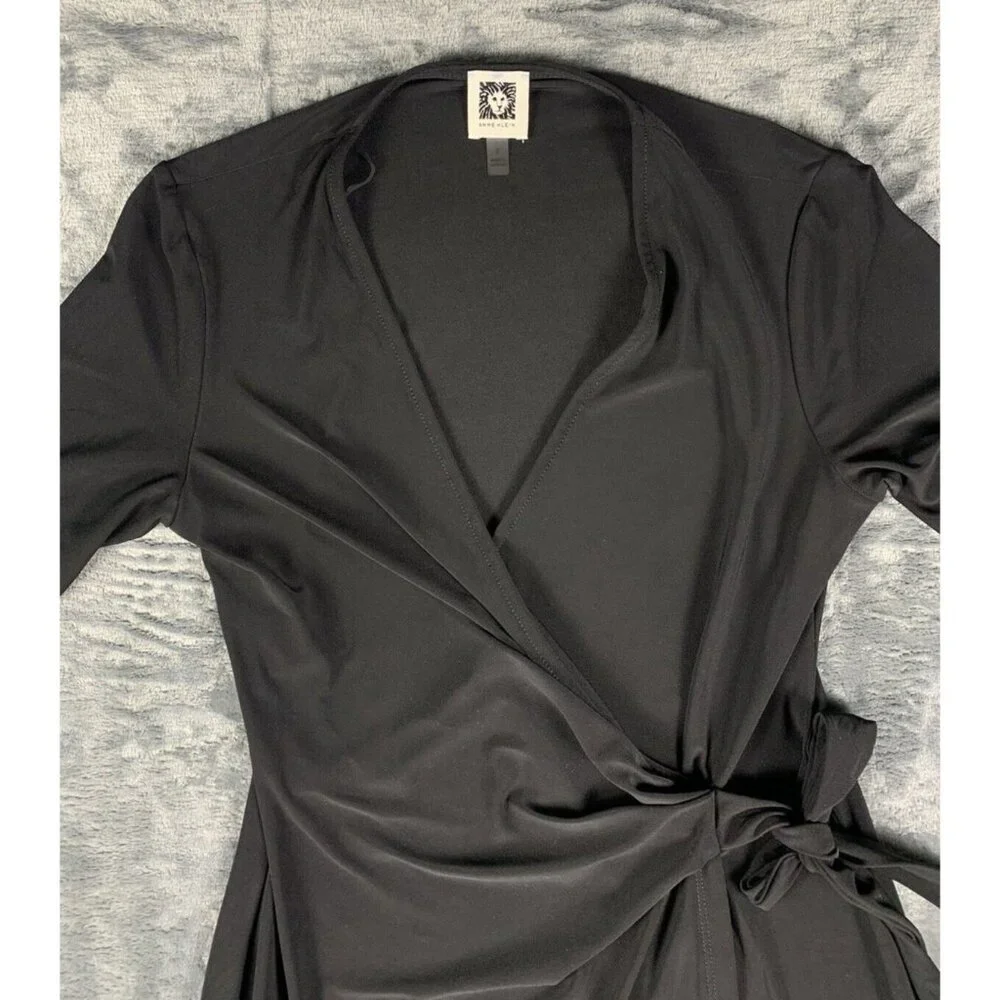 Anne Klein Women's Size 2 Black Pencil Dress - Picture 2 of 5
